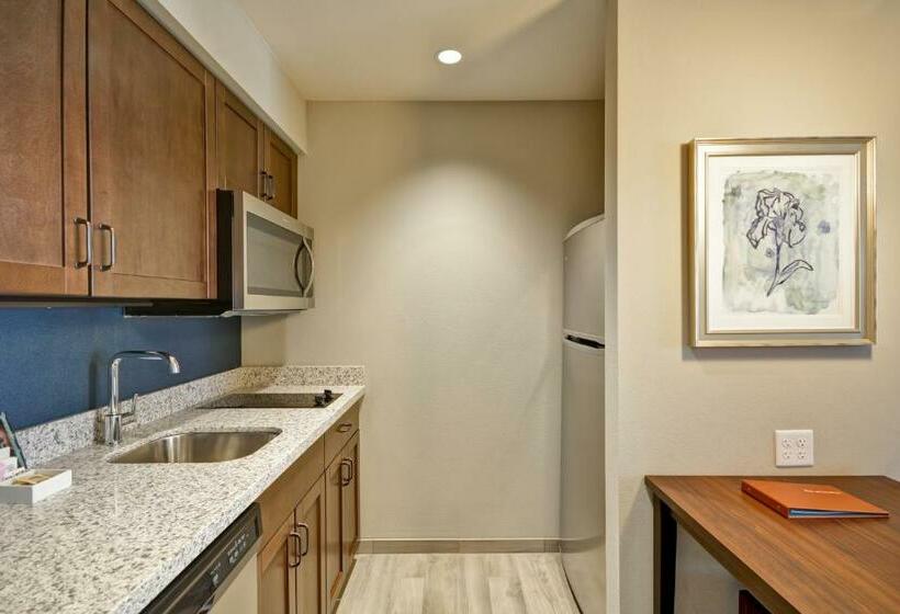 带大床的复式套间, Homewood Suites By Hilton Phoenix Tempe Asu Area