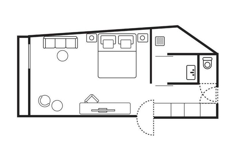 سوئیت جونیور با تخت بزرگ, Skopje Marriott