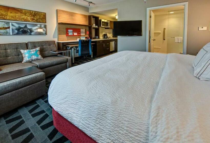 带大床的标准工作室, Towneplace Suites By Marriott Auburn University Area
