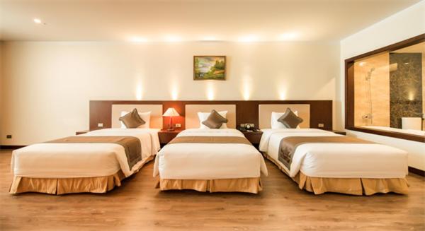 اتاق سه نفره دلوکس با چشمانداز دریا, Muong Thanh Grand Cua Lo