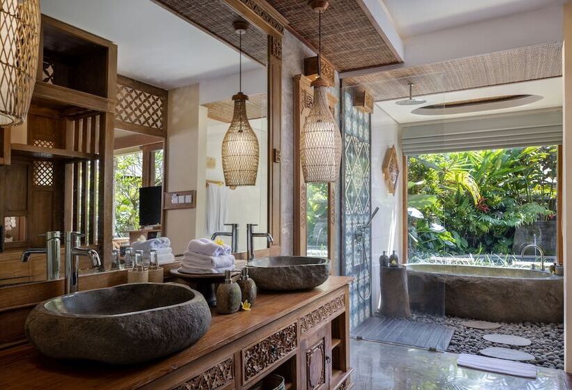 デラックスビラの１ベッドルーム, The Alena Resort A Pramana Experience