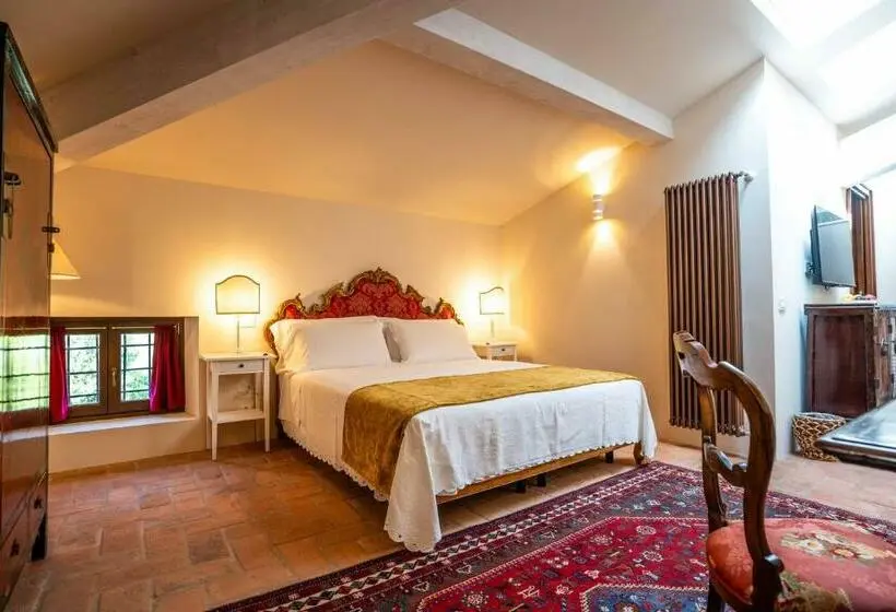 キングサイズベッドのデラックスルーム, Villa Carrara La Spada
