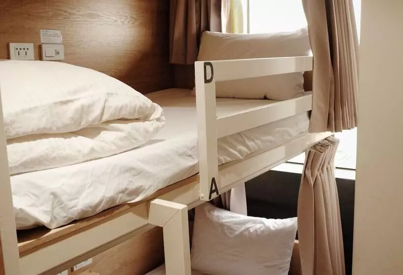 تختخواب در اتاق مشترک, Paper Plane Hostel