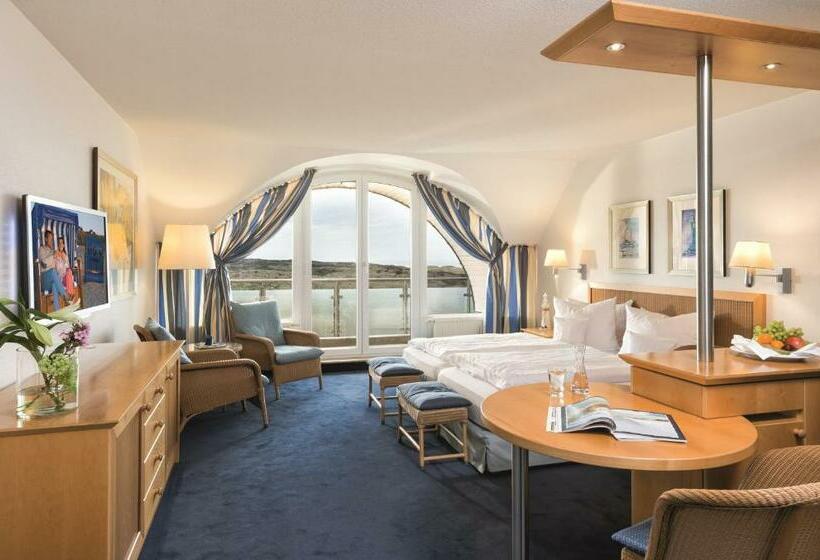 إستوديو قياسى مطل على البحر, Strandhotel Juister Hof