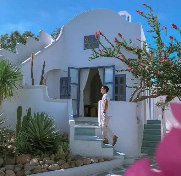 اتاق استاندارد با بالکن, Santorini Villa Cam Ranh