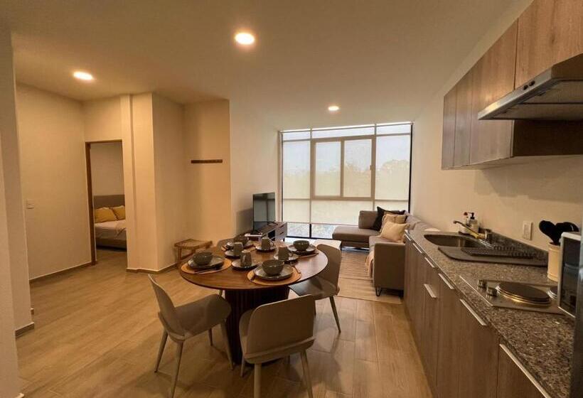 带2个卧室的公寓, Ribera De Chapala Suites