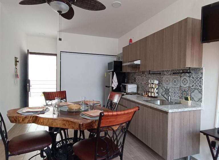 Апартаменты 1 Спальня Нижний Этаж, Ribera De Chapala Suites