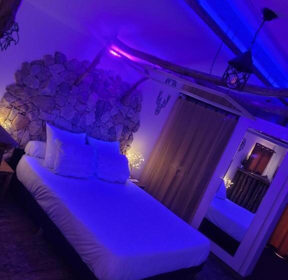 シャレー1寝室, Love Room Danslesbois Avec Spa