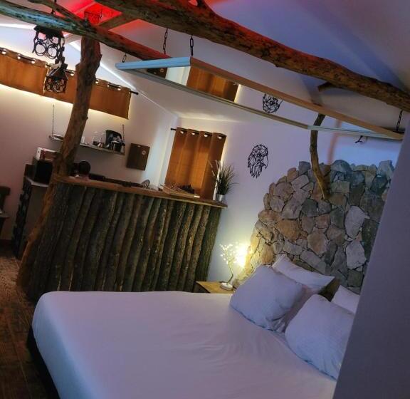 Шале 1 Спальня, Love Room Danslesbois Avec Spa