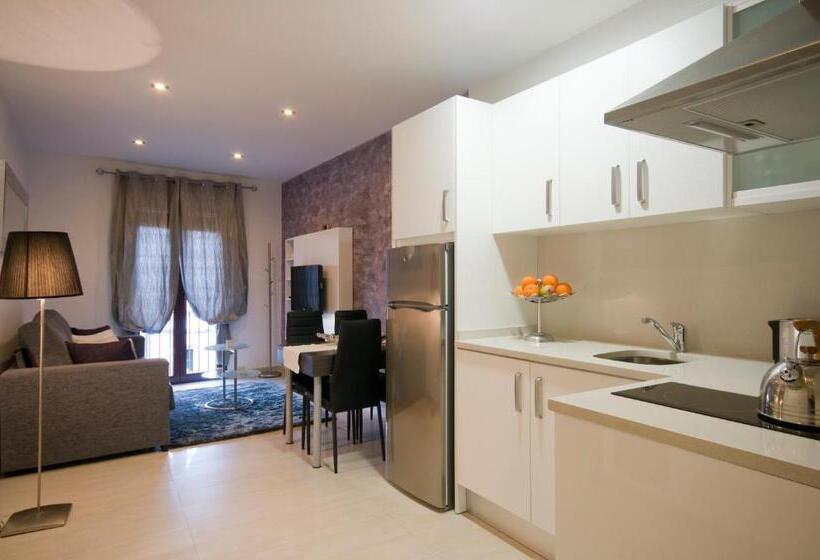 آپارتمان 1 خوابه, Aparthotel Rambla108