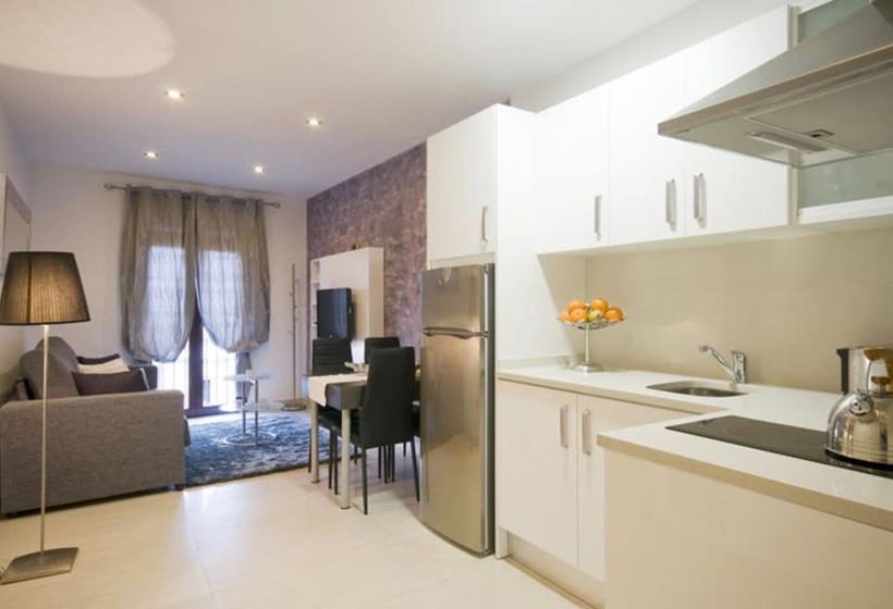 آپارتمان 1 خوابه, Aparthotel Rambla108