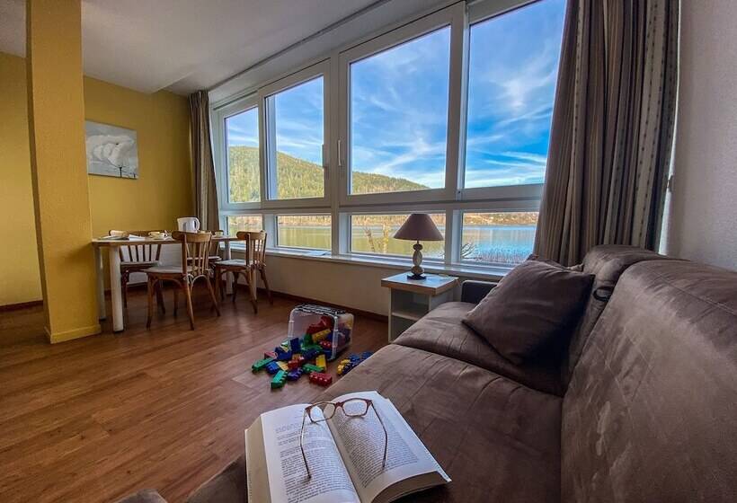 Standard studio with lake view, Appart Hôtel Lido Au Bord De L Eau