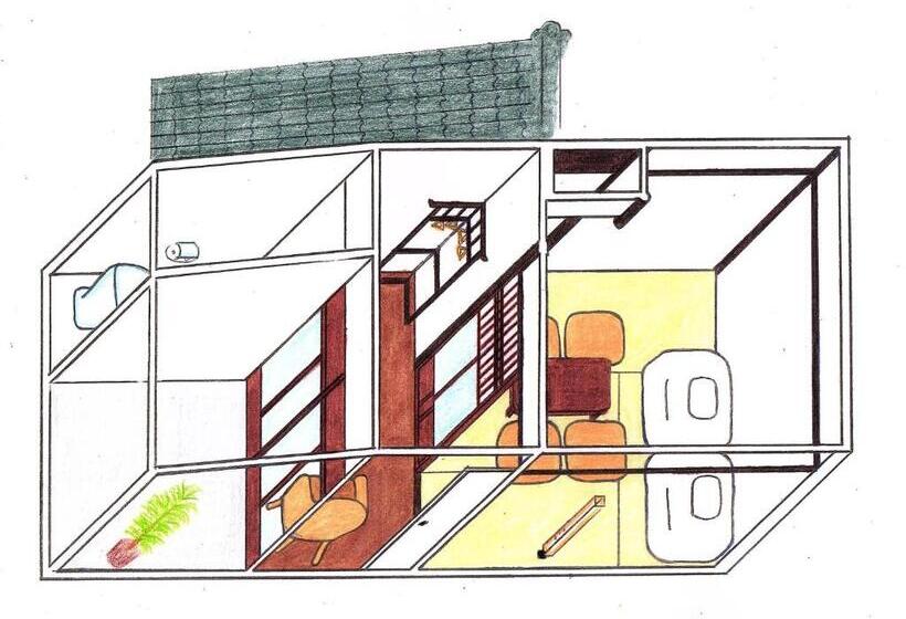 חדר סטנדרט נוף לגינה, Haruya Umekoji