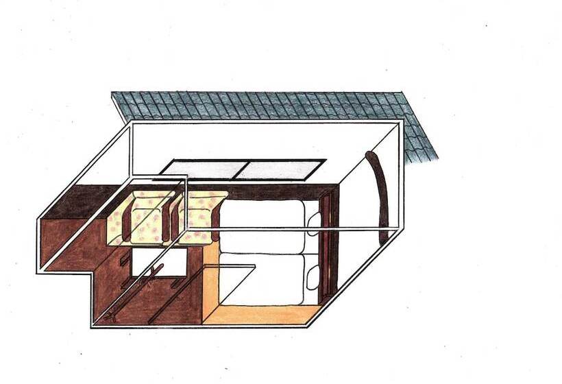 חדר סטנדרט חדר אמבטיה משותף, Haruya Umekoji