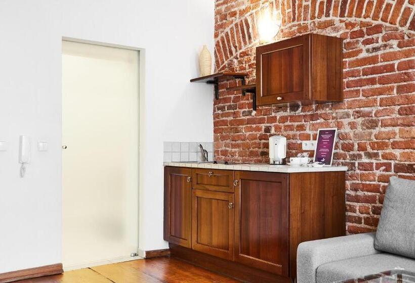 آپارتمان 1 خوابه با چشمانداز, Krakow For You Main Square Apartments