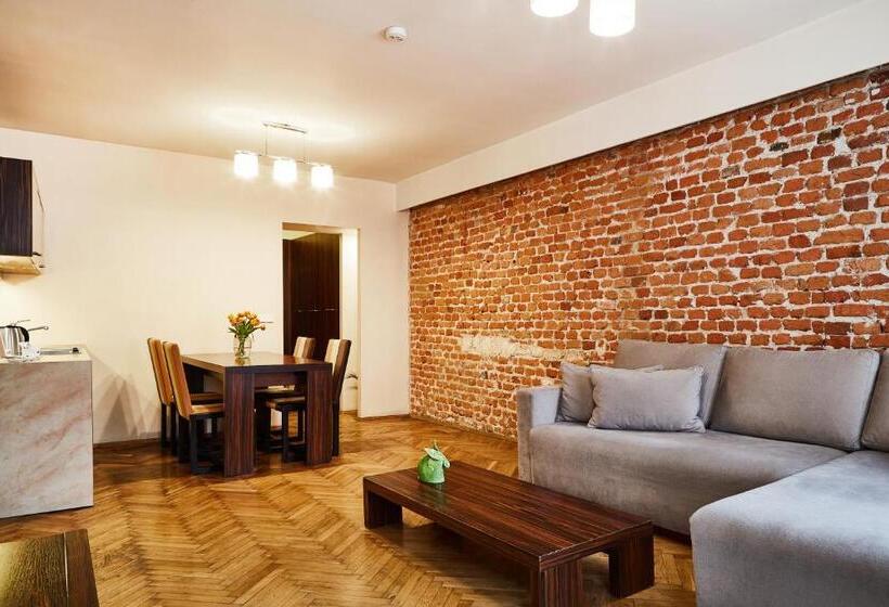 آپارتمان 1 خوابه با چشمانداز, Krakow For You Main Square Apartments
