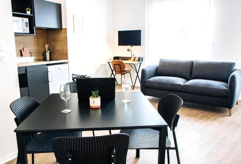 Deluxe-huone Parveke, Twenty Business Flats Béziers