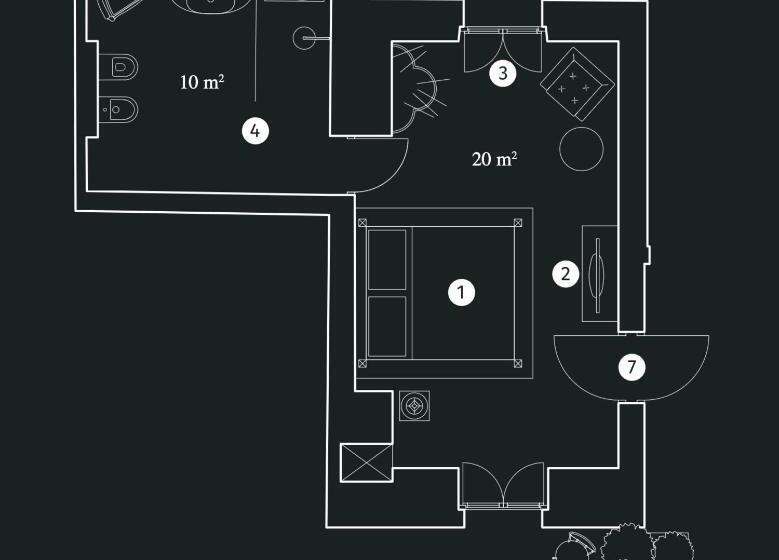 스탠다드 발코니 룸, Bambarone La Masseria