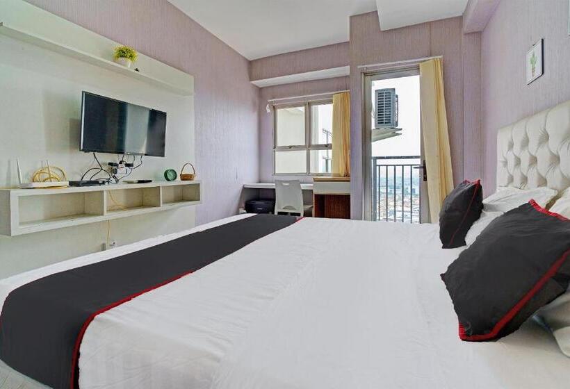 Delüks Oda, Oyo Life 92548 M Square Apartment By Lins Pro