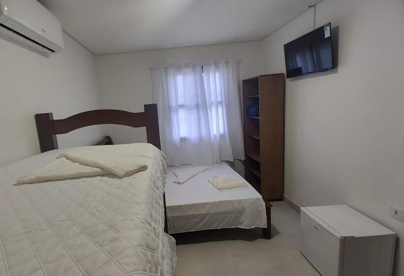 Familie Værelse Delt Badeværelse, Pousada Kasarão Praia Grande Ubatuba