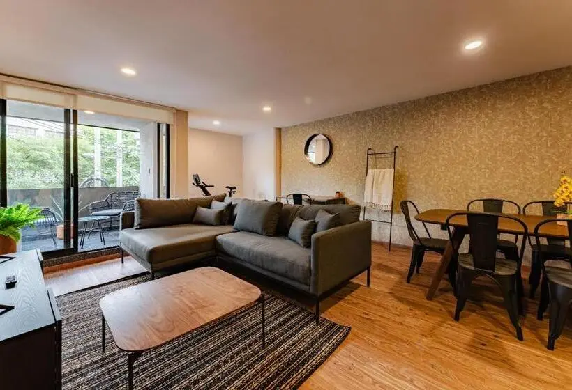 テラス付き1ベッドルームアパートメント, Sonora 11 Apartments By Vh