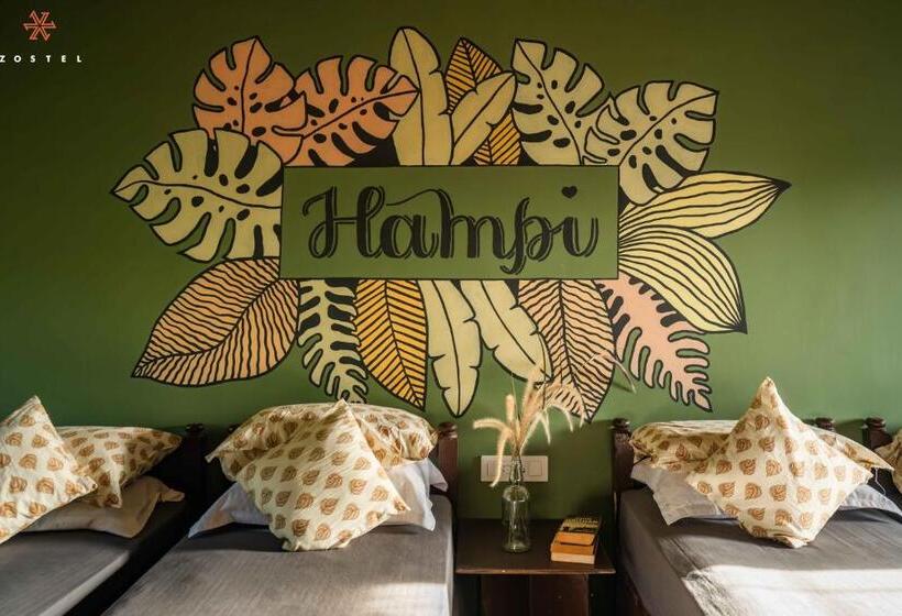 חדר דלוקס לארבעה, Zostel Hampi
