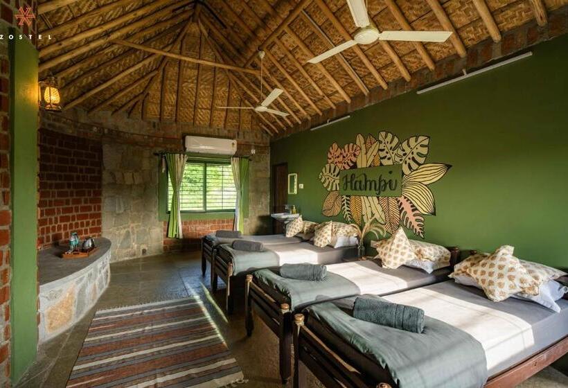 חדר דלוקס לארבעה, Zostel Hampi