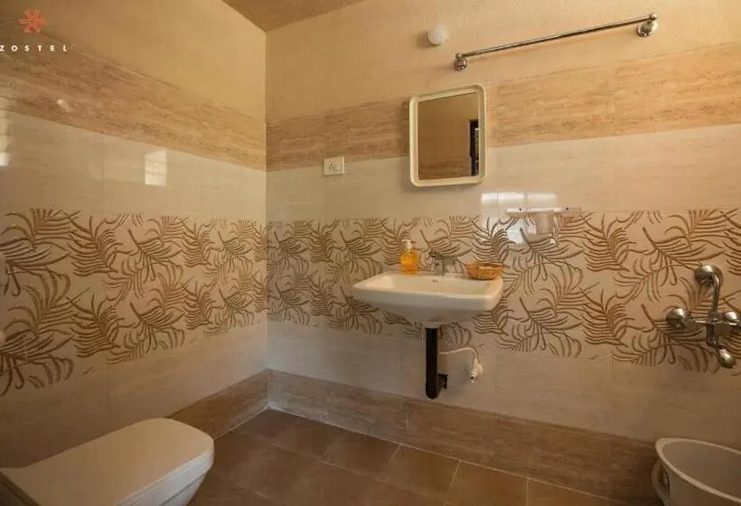 Deluxe Neljän Hengen Huone, Zostel Hampi