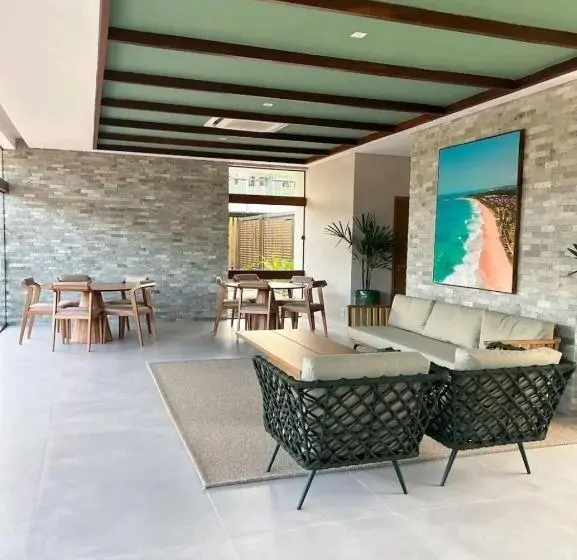 Standard-studio, Flat Luxo No Mana Beach Em Muro Alto 4 Pessoas