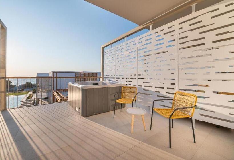 غرفة بريميوم مطلّة علي البحر, Paralos Kyma Dunes Adults Only