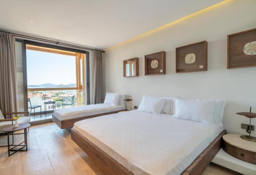 اتاق سه نفره دلوکس با چشم‌انداز دریا, Joon Cunda