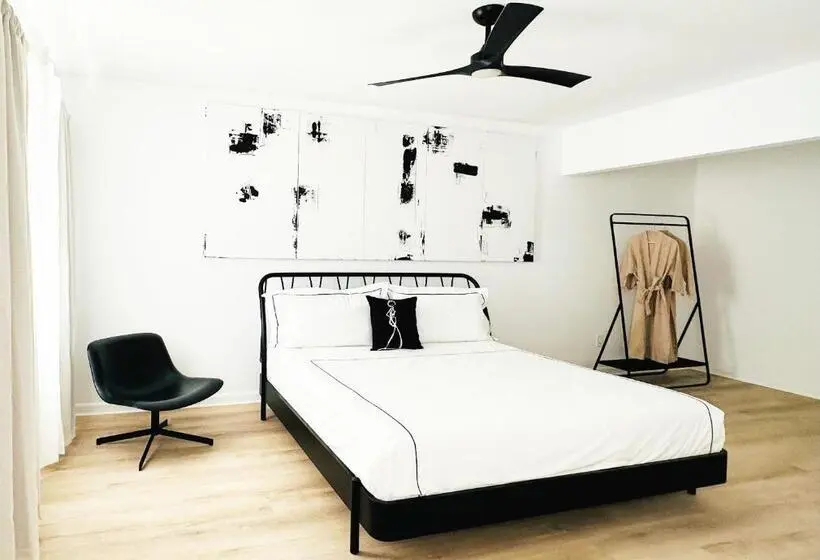 סטודיו סטנדרט עם מרפסת, Jazz Hotel Palm Springs