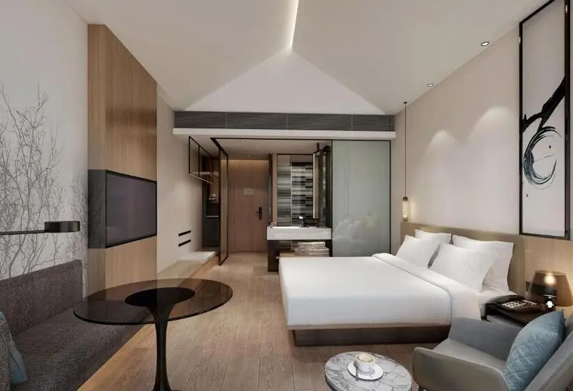 キングサイズベッドのスタンダードルーム, Fairfield By Marriott Yangzhou Slender West Lake