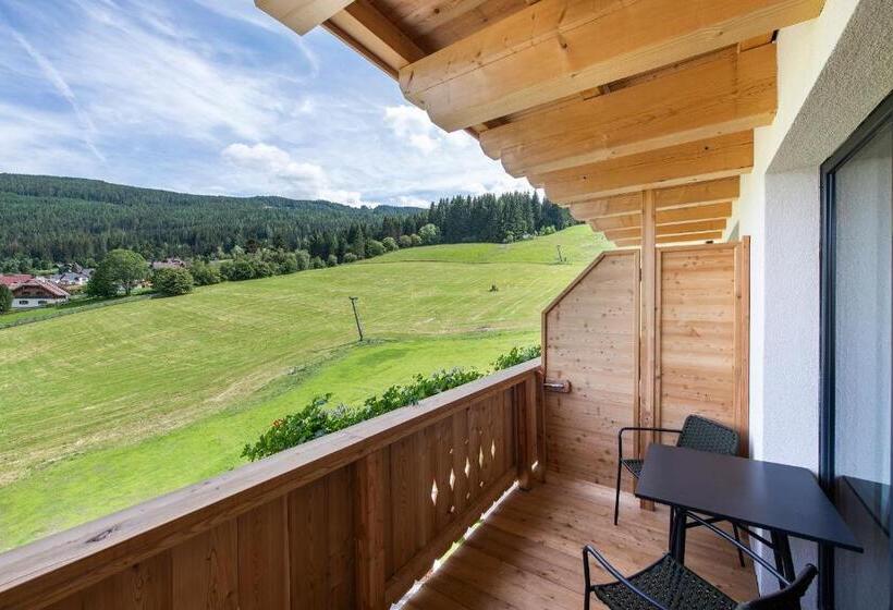 小型套房带阳台, Almgut   Mountain Wellness