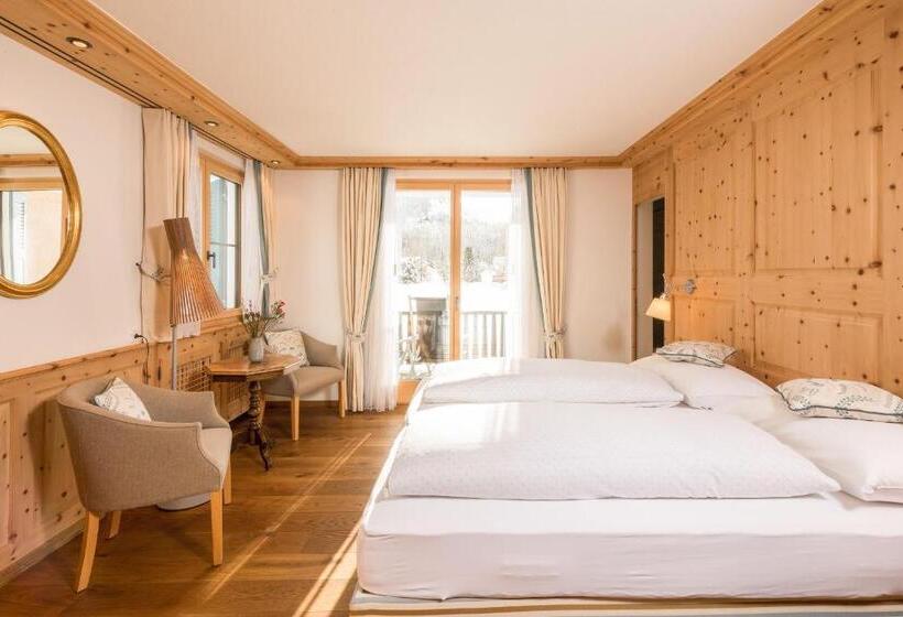 غرفة سوبيريور مزودة بشرفة, Chesa Randolina