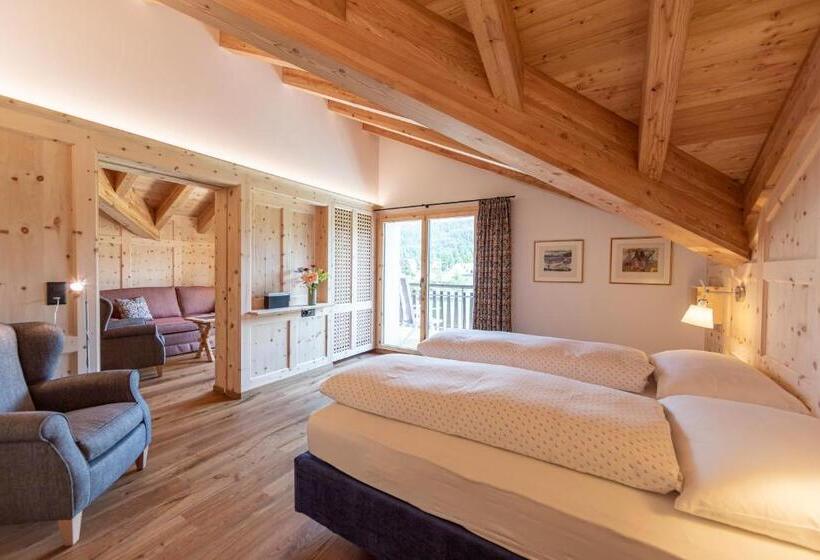 Suite with lake view, Chesa Randolina