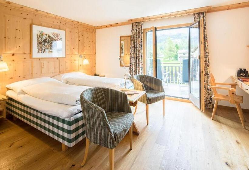 غرفة سوبيريور مزودة بشرفة, Chesa Randolina