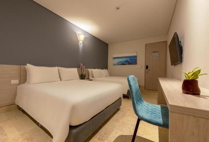 Номер Стандарт 2 Двуспальные Кровати, Rilux Cartagena