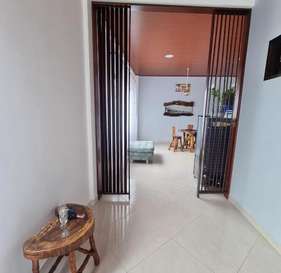 带1个卧室的带阳台的公寓, Apto La Casona De Wiky