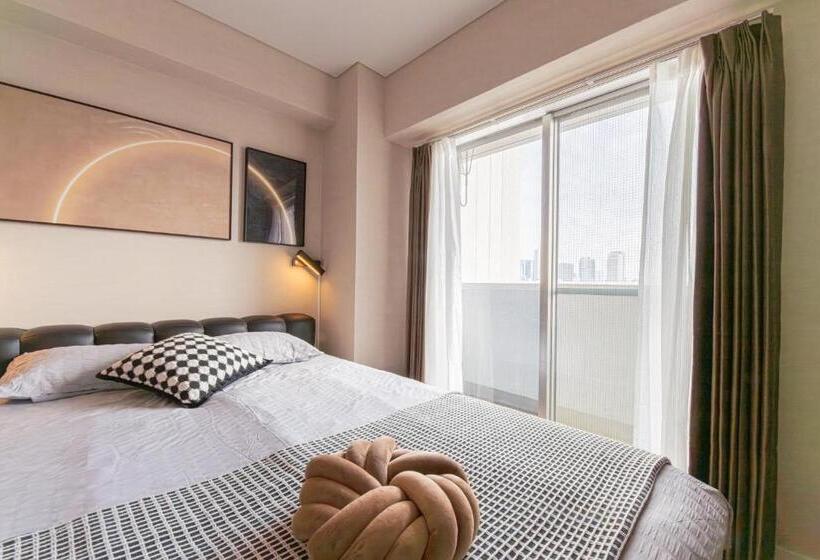 Апартаменты 1 Спальня, 7全新装修套房3室2厅 新宿2站,max 8p Spacious,3rooms Near Shinjuku