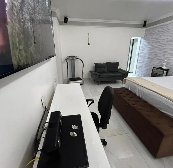 带大床的套房, Pousada Automática Sem Recepção 2