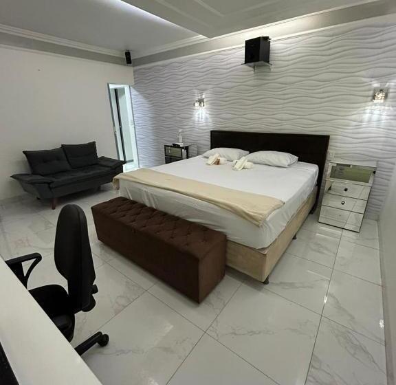 带大床的套房, Pousada Automática Sem Recepção 2