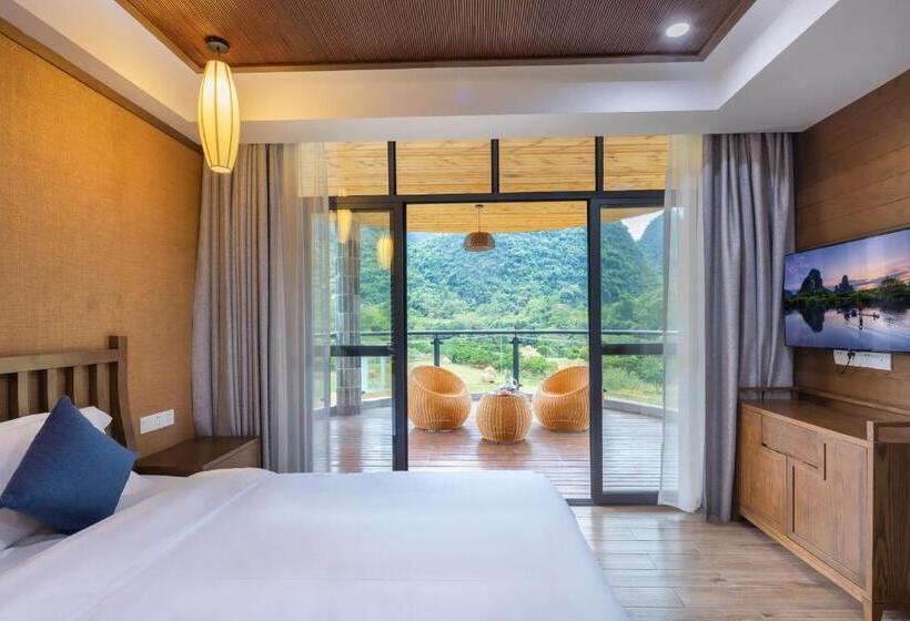 Люкс, Qingshan Yuandai Boutique Homestay Yangshuo