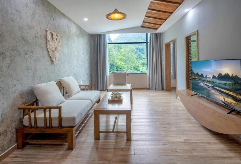 Люкс, Qingshan Yuandai Boutique Homestay Yangshuo