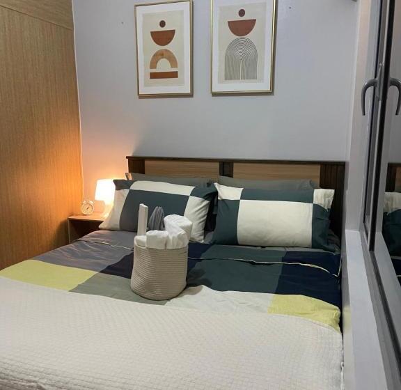 شقة غرفة نوم واحدة مزودة بشُرفة, Era Suites Staycation At Quezon City