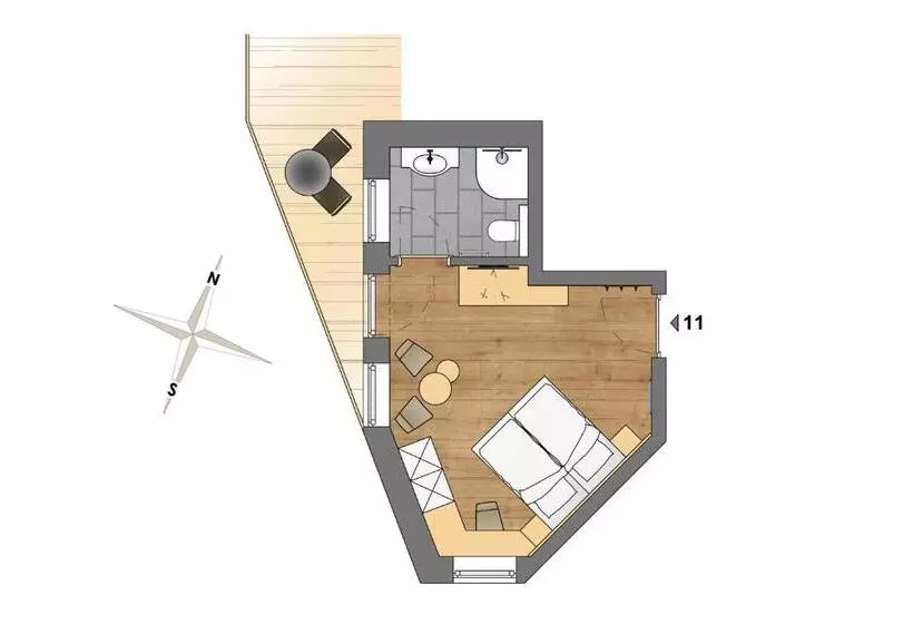 اتاق سوپریور, Apart Hotel Alpinsonnenresidenz