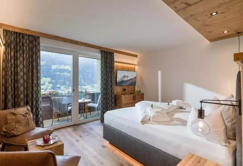 Deluxe-huone, Waldfriede Der Logenplatz Im Zillertal