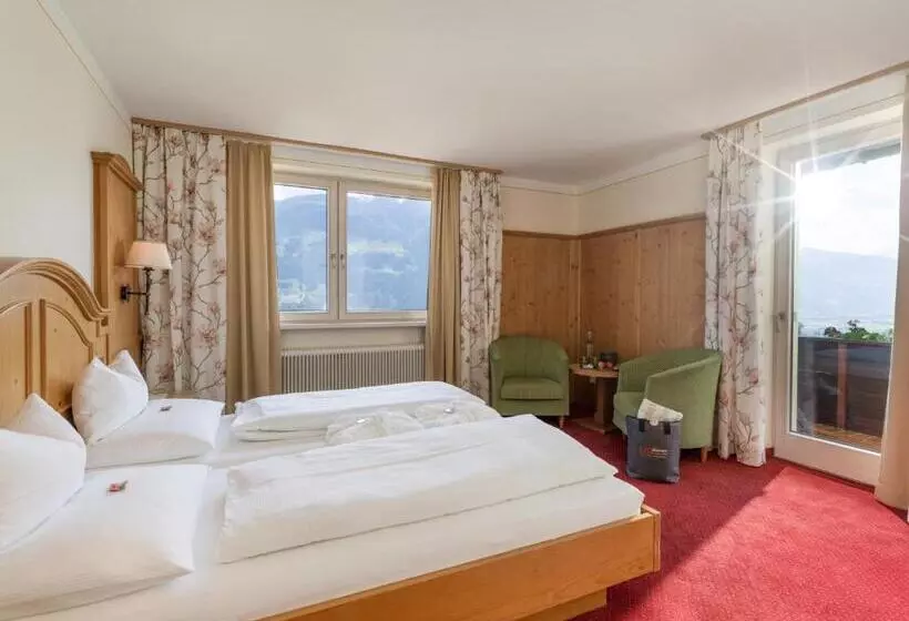 Standard-huone Panoraamanäkymä, Waldfriede Der Logenplatz Im Zillertal