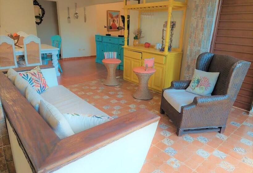 ویلای 1 خوابه با چشمانداز باغ, Complejo Villa Las Palmeras Piscina, Billar, Jardín, Bbq @drvacationsrental