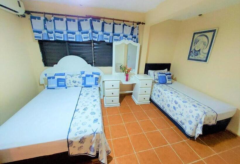 ویلای 1 خوابه با چشم‌انداز باغ, Complejo Villa Las Palmeras Piscina, Billar, Jardín, Bbq @drvacationsrental